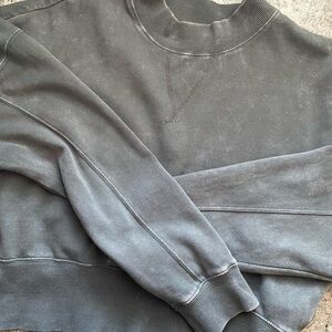 Cropped sweater (light washed green color )